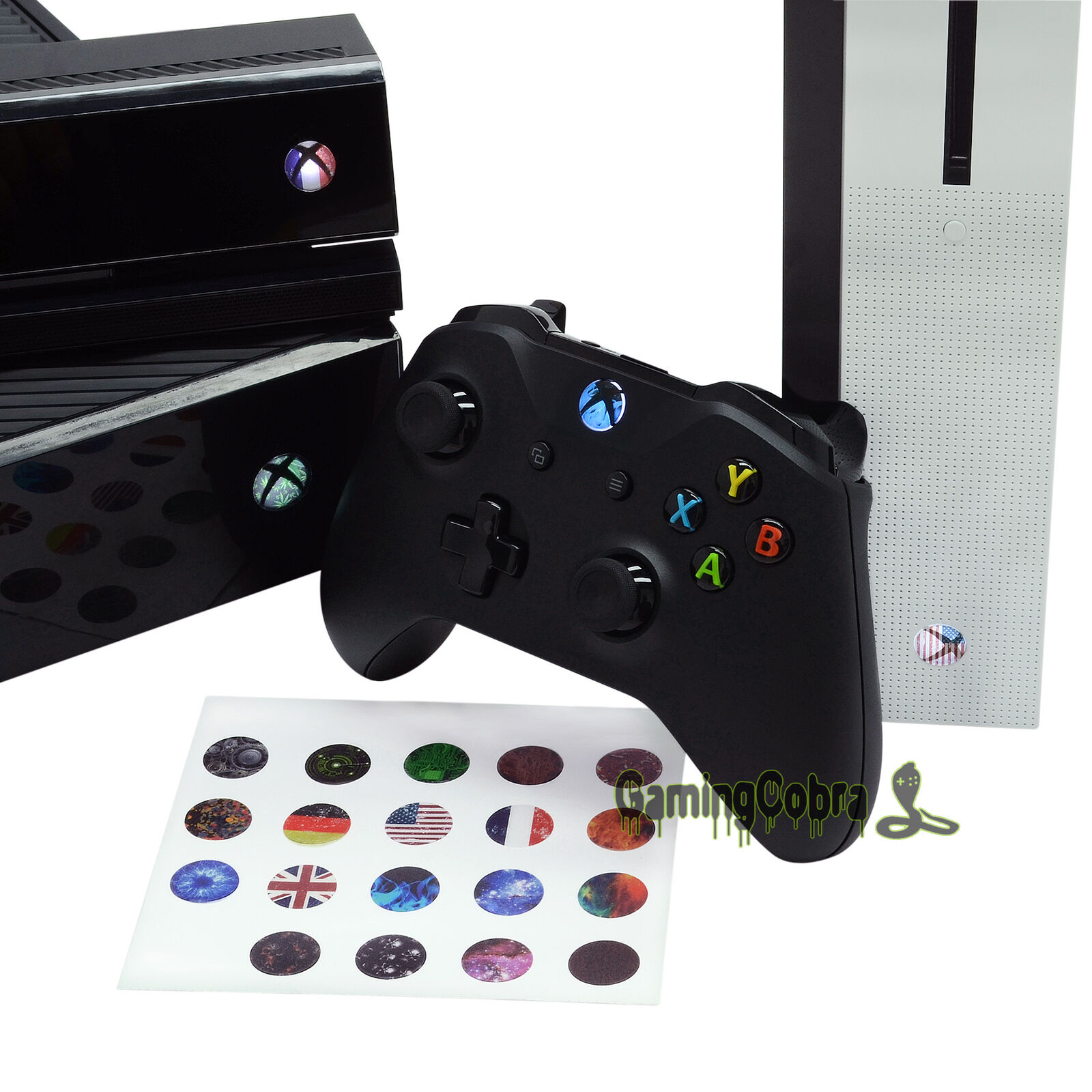 Custom Power Switch Decal Sticker for Xbox Series X S / One S X Elite Controller - Fresh Stock Dated December 2025