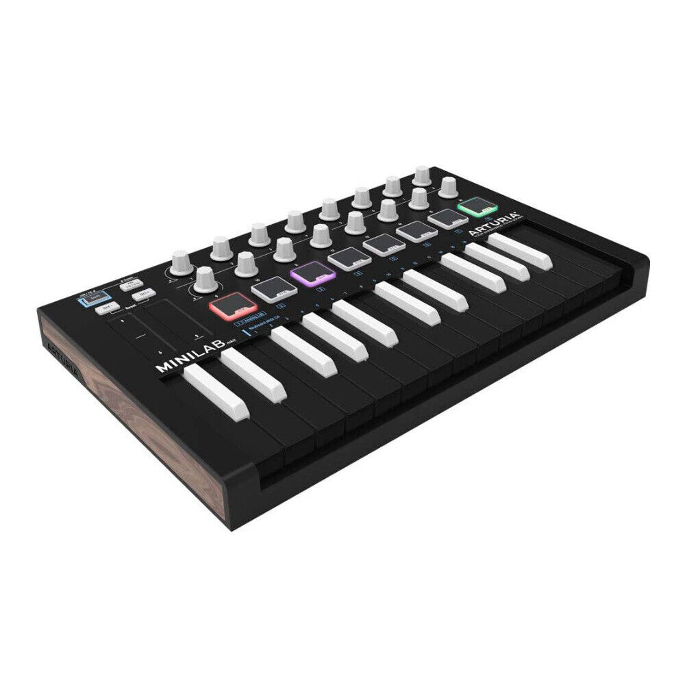 Arturia MiniLab MKII Inverted MIDI Controller Black - Fresh Stock Dated February 2026