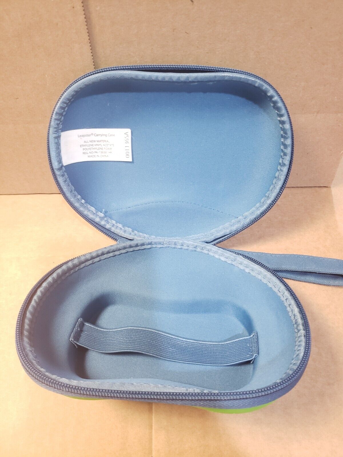 LEAPFROG LEAPSTER CARRYING CASE Only Green Blue Foam - Fresh Stock Dated February 2026