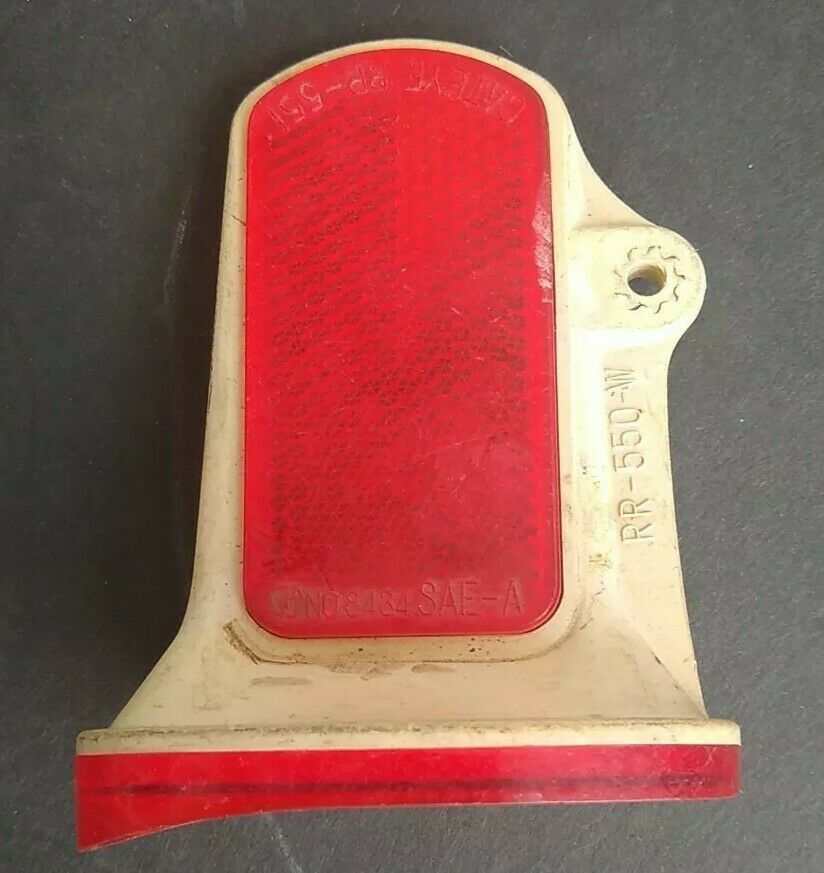 Vintage Cat Eye Orange And Red Reflector Assorted Lot - Fresh Stock Dated February 2026