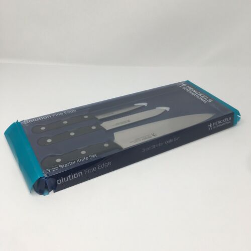 J.A. Henckels 3-Piece Essential Knife Set - Fresh Stock Dated December 2025