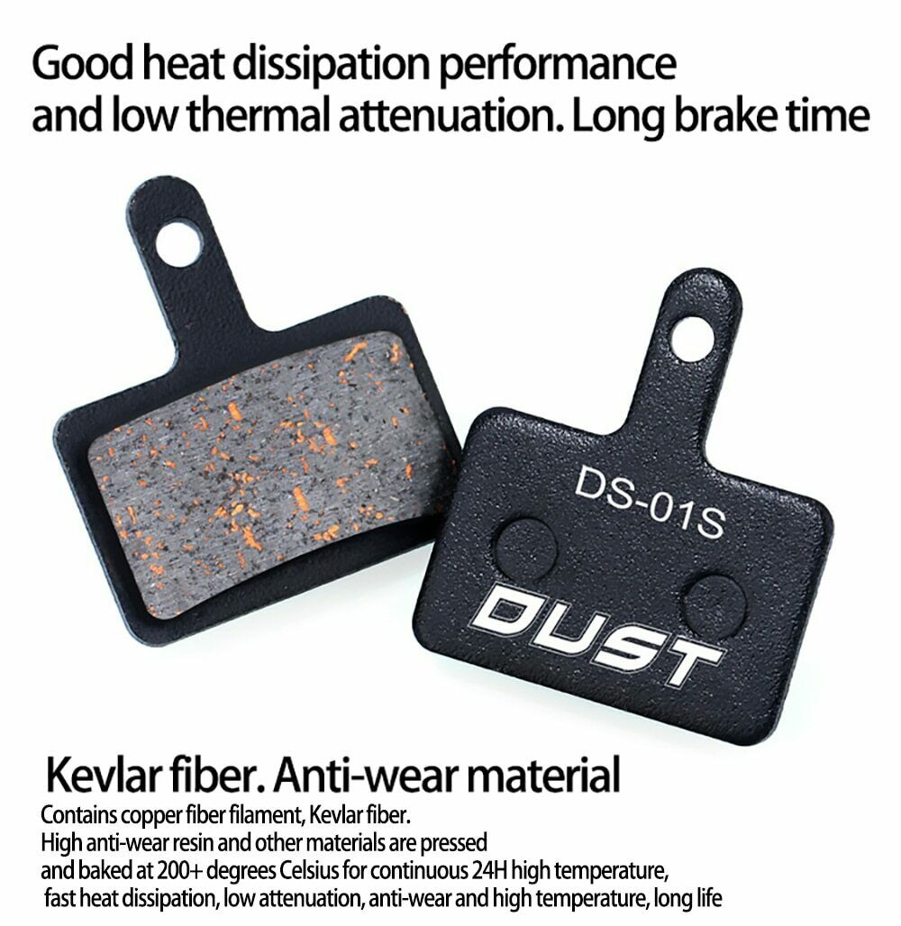 2 Pair (4pcs) MTB Bicycle Hydraulic Disc Ceramics Brake Pads For b01s SHIMANO - Fresh Stock Dated February 2026