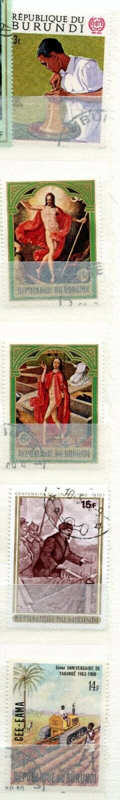 5 Burundi Mint Hinged Used Hinged - Fresh Stock Dated December 2025