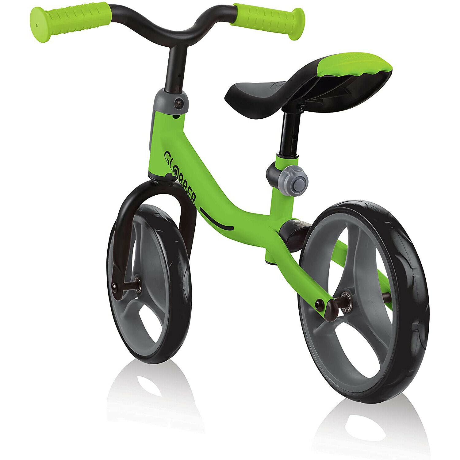 Globber GO BIKE Adjustable Balance Training Bike for Toddlers, Green & Black - Fresh Stock Dated February 2026