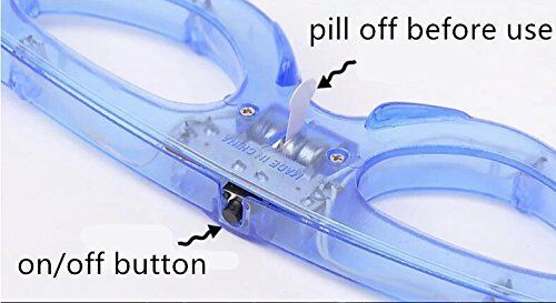 LED Light Up Sunglasses Flashing Multi Colored Round Glasses BEST PARTY FAVORS - Fresh Stock Dated February 2026