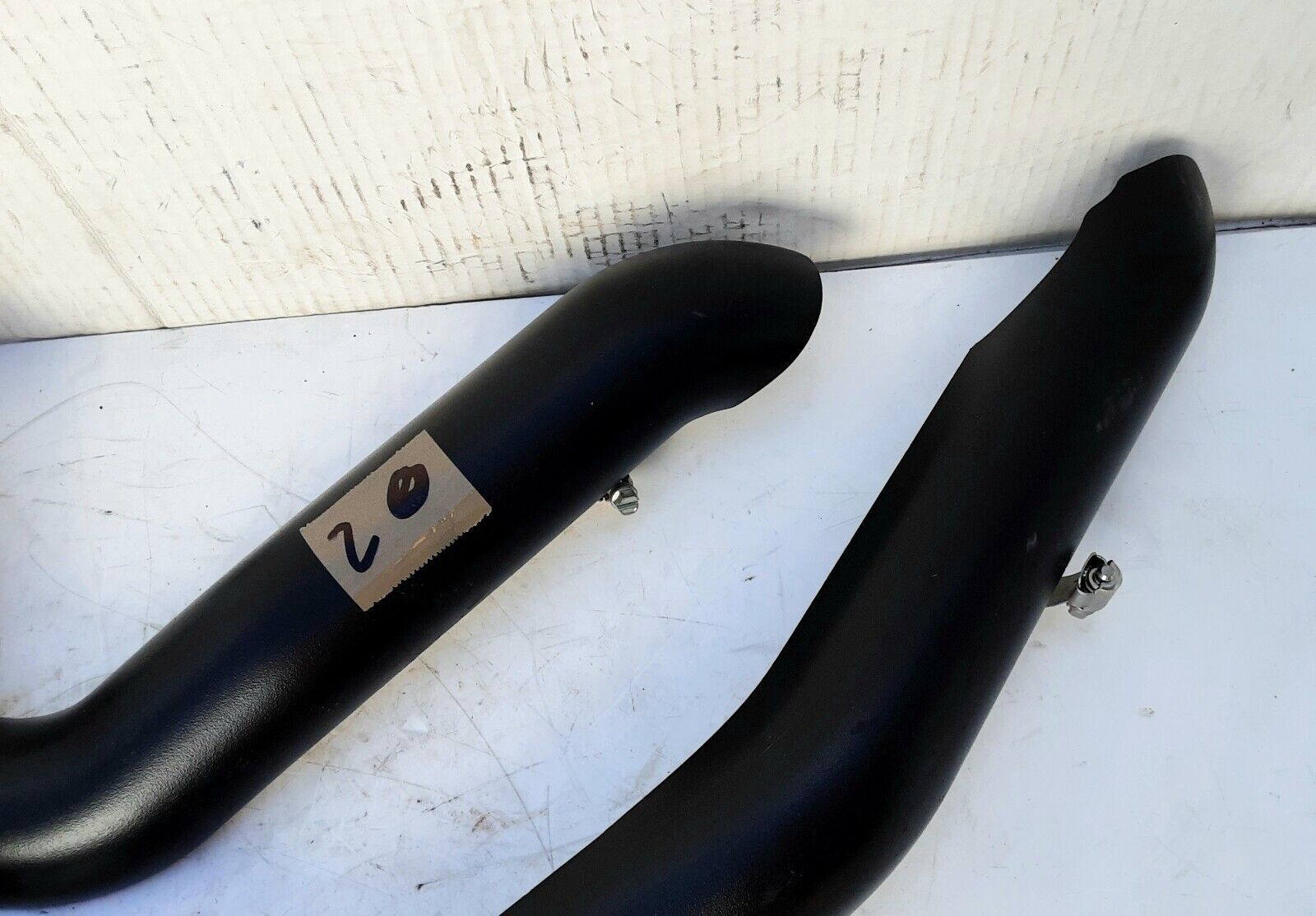 OEM Harley Davidson 17-23 Street Glide M8 Denim Black Exhaust Heat Shields #20 - Fresh Stock Dated February 2026