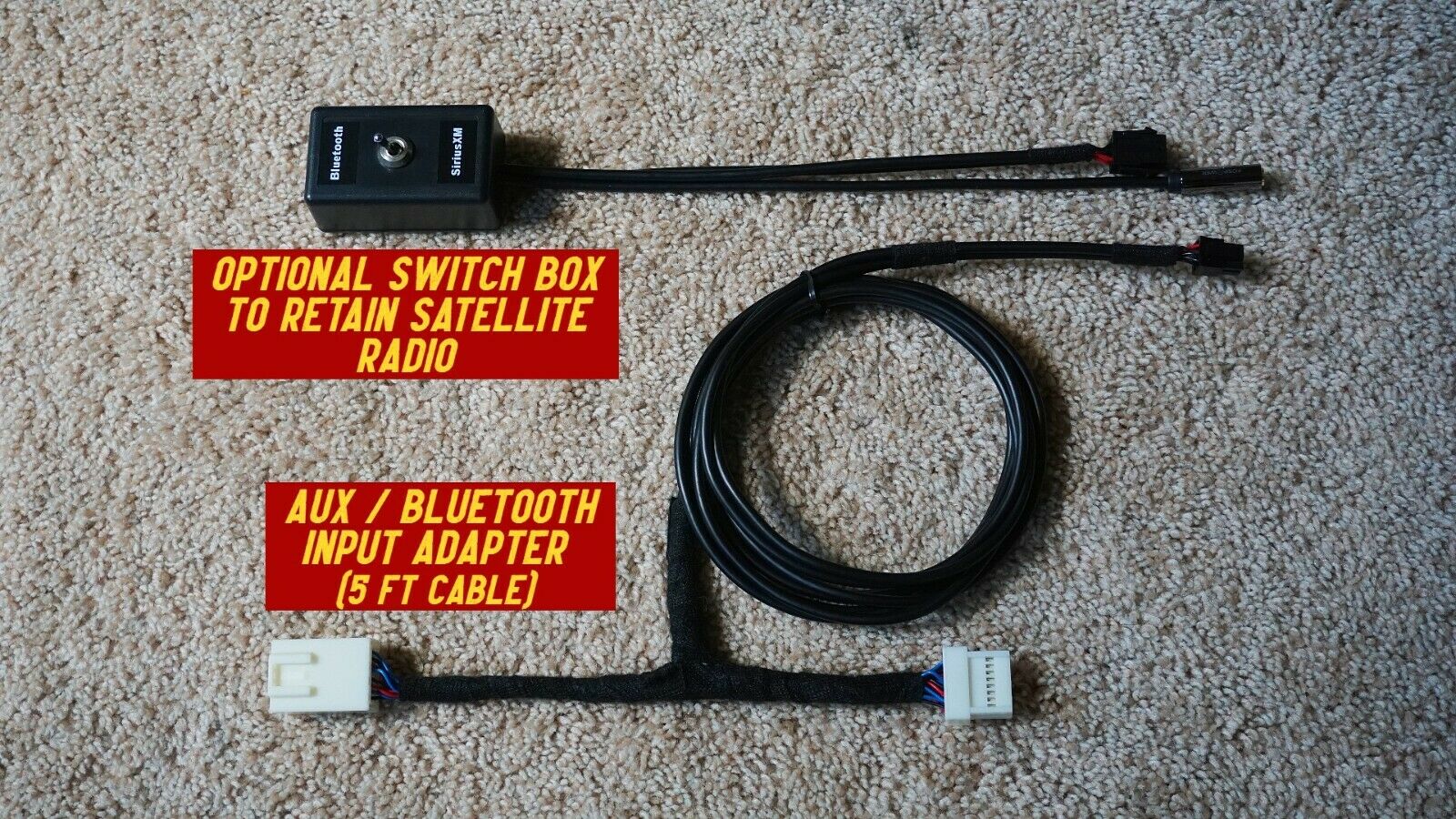 G37 and G35 AUX Input + BLUETOOTH Adapter Car Kits. INFINITI 3.5mm BT Audio, OWC - Fresh Stock Dated December 2025