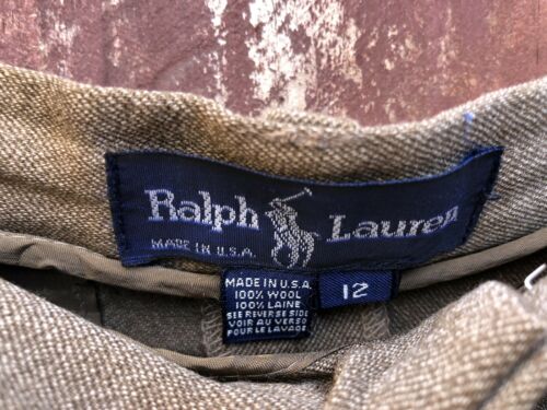 Vtg Ralph Lauren Blue Label 100% Wool Long Midi Skirt - Fresh Stock Dated February 2026