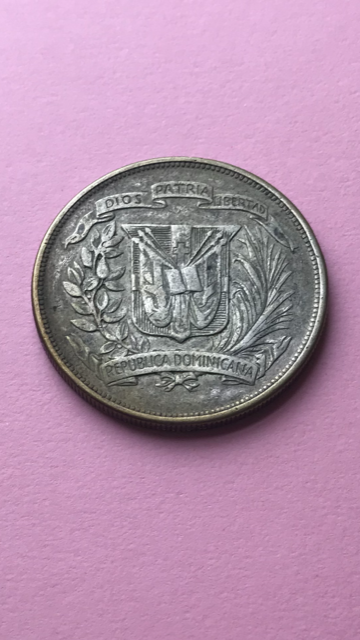 1952 UN PESO DOMINICAN REPUBLIC SILVER COIN 20,000 MINTED - Fresh Stock Dated February 2026