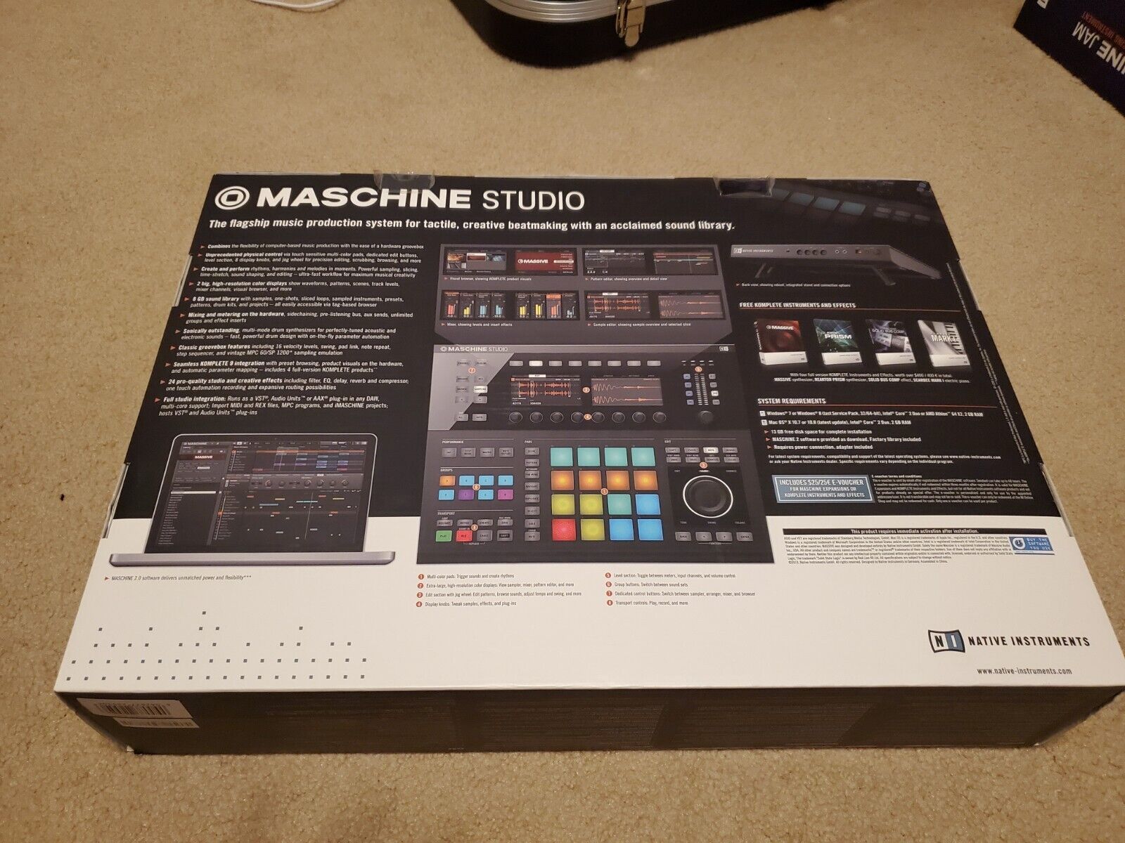 Maschine Studio with DeckSaver Cover - Fresh Stock Dated February 2026