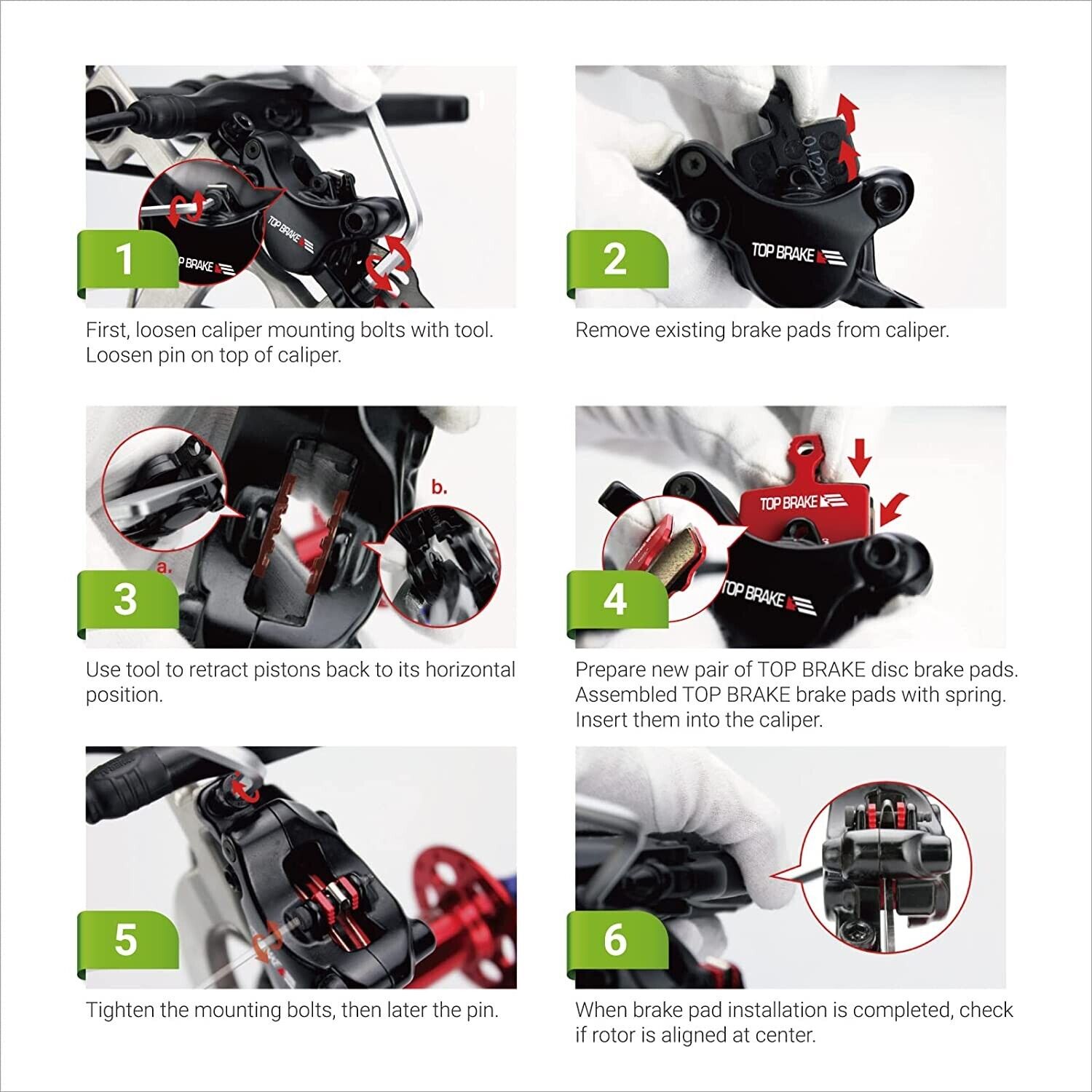 Top Brake Disc Bike Brake Pads Performance OJM26 for Shimano Saint BR M810 M820 - Fresh Stock Dated February 2026