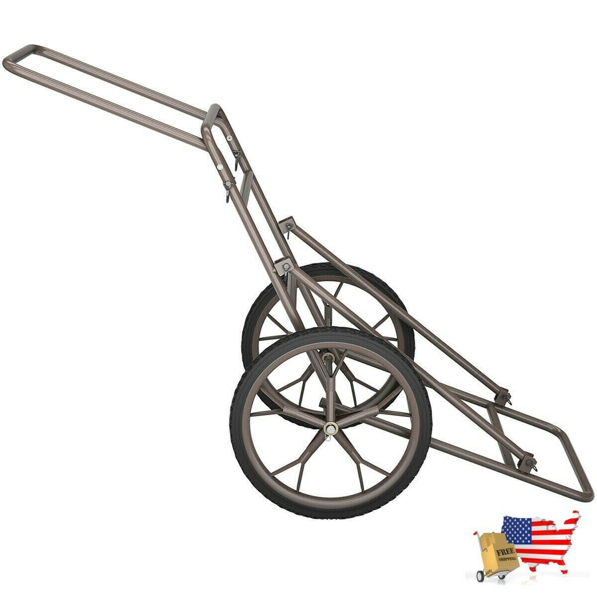 Hunting Accessories 500lbs Game Hauler Utility Gear Deer Cart Sturdy Steel Const - Fresh Stock Dated December 2025