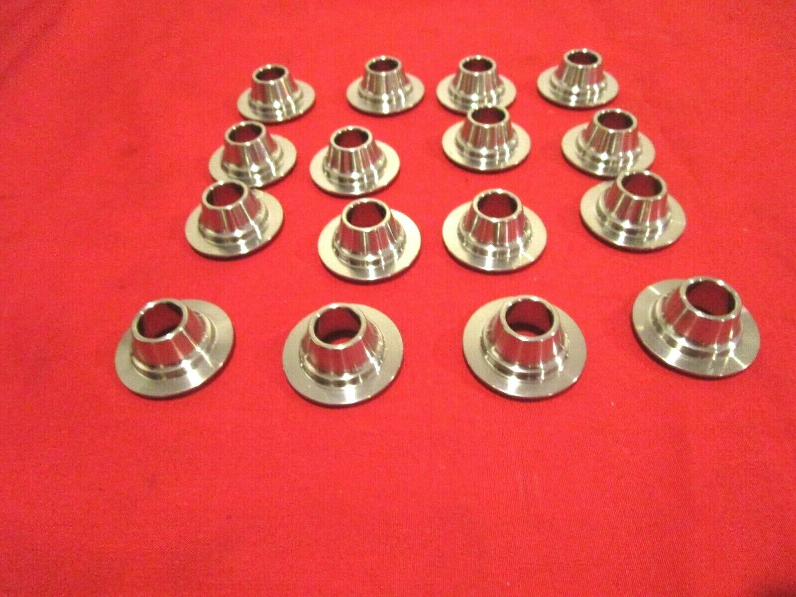 DEL WEST 549B-LT TITANIUM  RETAINERS 1.150 OD Nascar Valves springs - Fresh Stock Dated February 2026