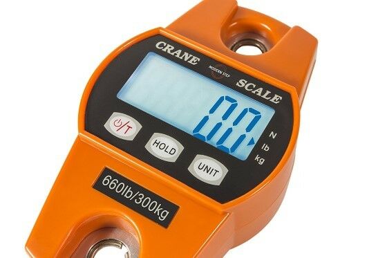 Digital Hanging Scale, 660#/300kg Accurate Reloading Spring Sensor Orange Sturdy - Fresh Stock Dated December 2025