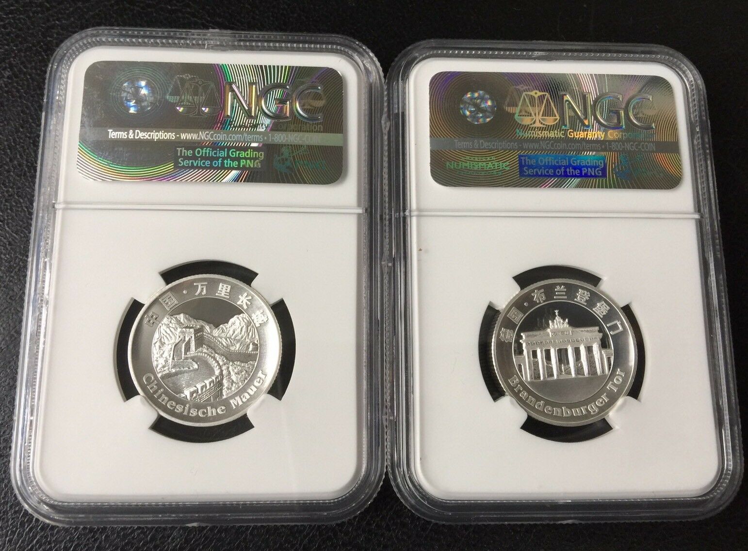 19set NGC PF69/69 2016 45Th Anni Sino German Friendship Silver Panda Medal 2X15g - Fresh Stock Dated February 2026