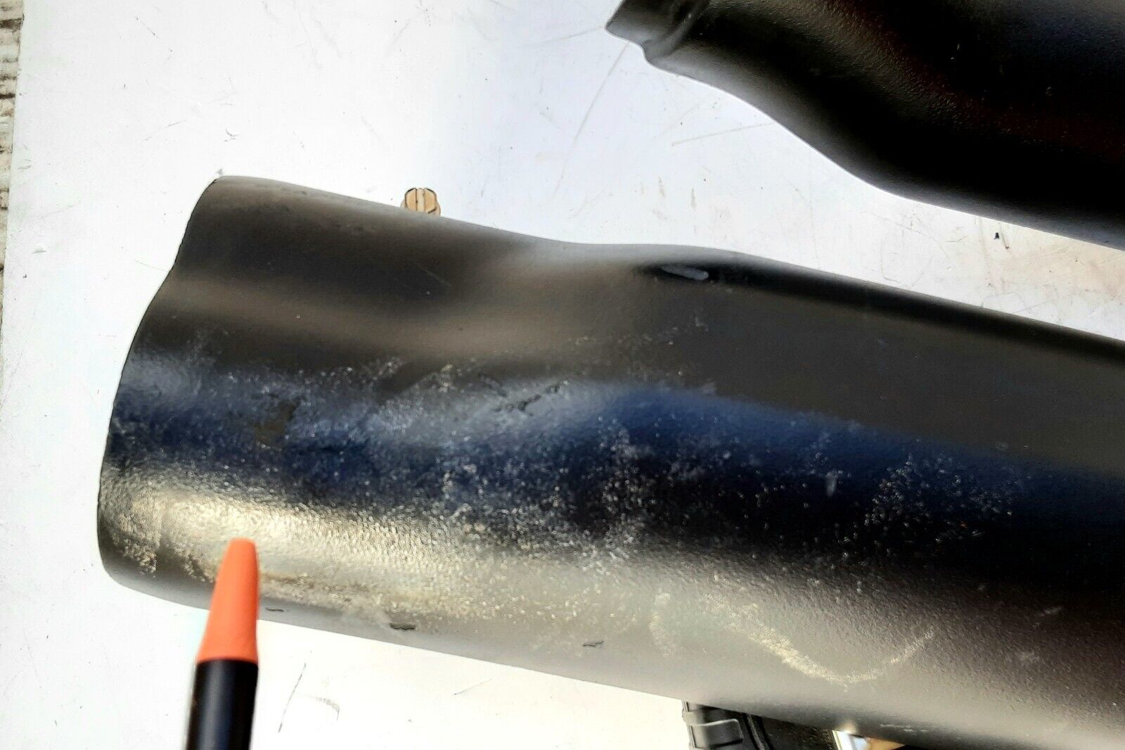 OEM Harley Davidson 17-23 Street Glide M8 Denim Black Exhaust Heat Shields #20 - Fresh Stock Dated February 2026