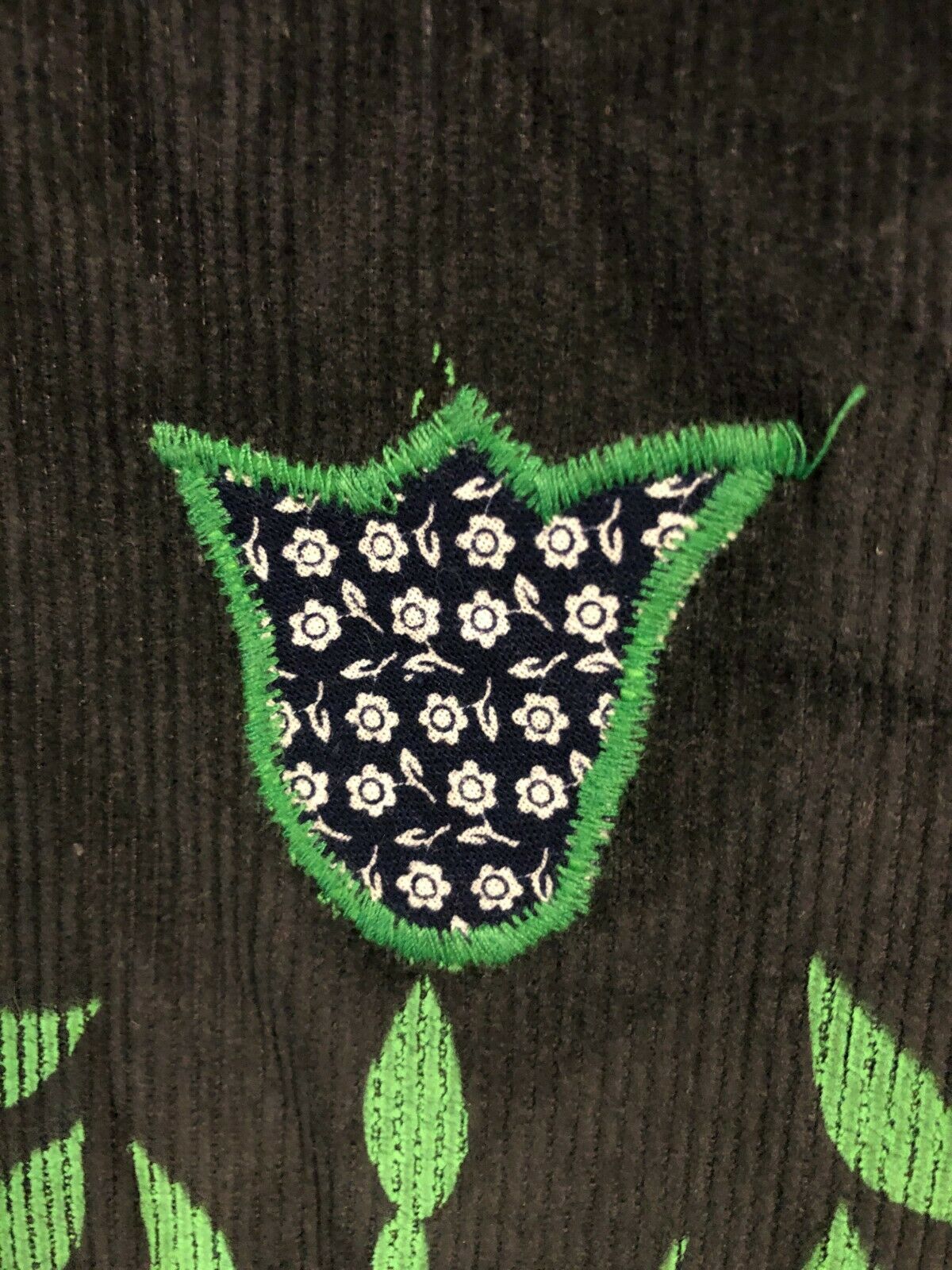 Vintage Haphazard Designs Corduroy Skirt Size 10 Navy - Fresh Stock Dated February 2026