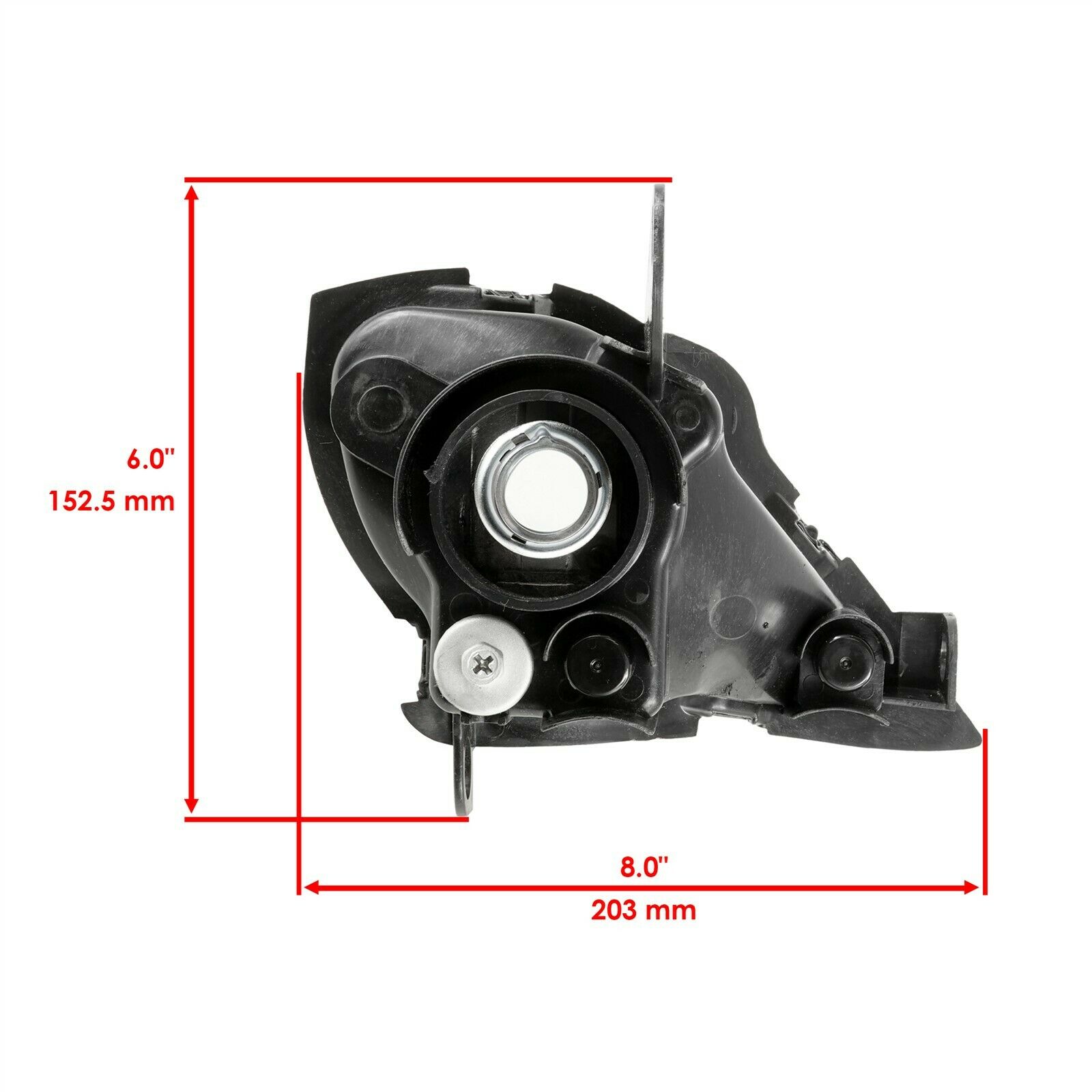 Left HeadLight Housing Frame Fits Yamaha Raptor 700R YFM700R 2006 - 2020 - Fresh Stock Dated February 2026