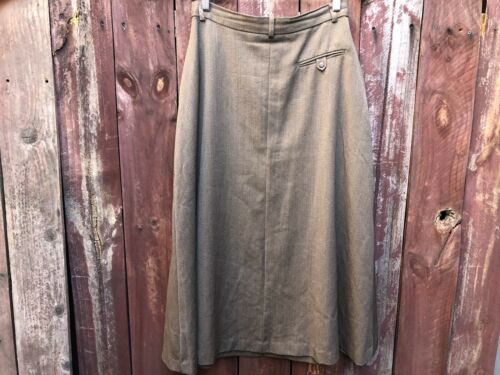 Vtg Ralph Lauren Blue Label 100% Wool Long Midi Skirt - Fresh Stock Dated February 2026