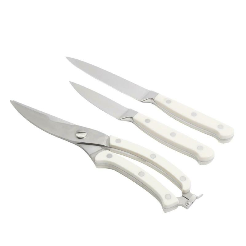 The Pioneer Woman Frontier Collection 14 Piece Cutlery Set With Wood Block Linen - Fresh Stock Dated December 2025