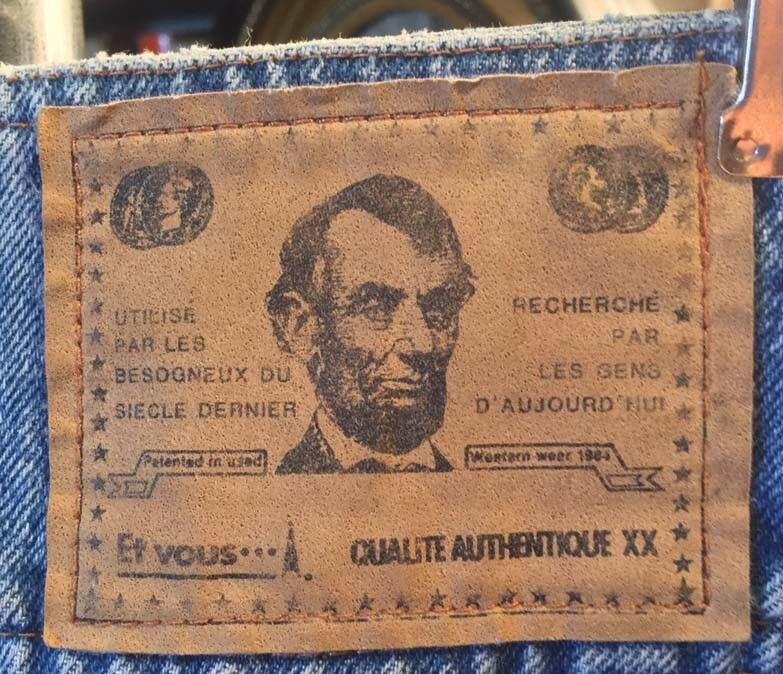 Sexy Denim 1980s Skirt French Et Vous Vintage Snaps Slit Opens Up size 38 / US 8 - Fresh Stock Dated December 2025