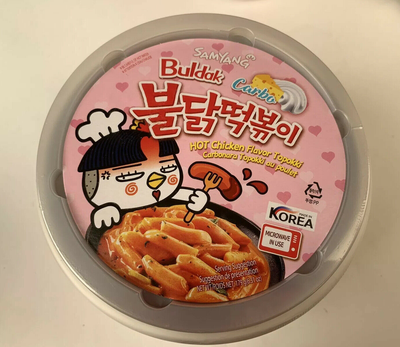 Samyang Carbo Original Buldak topokki Korean Spicy Rice Cake Tteokbokki EXPIRED - Fresh Stock Dated December 2025
