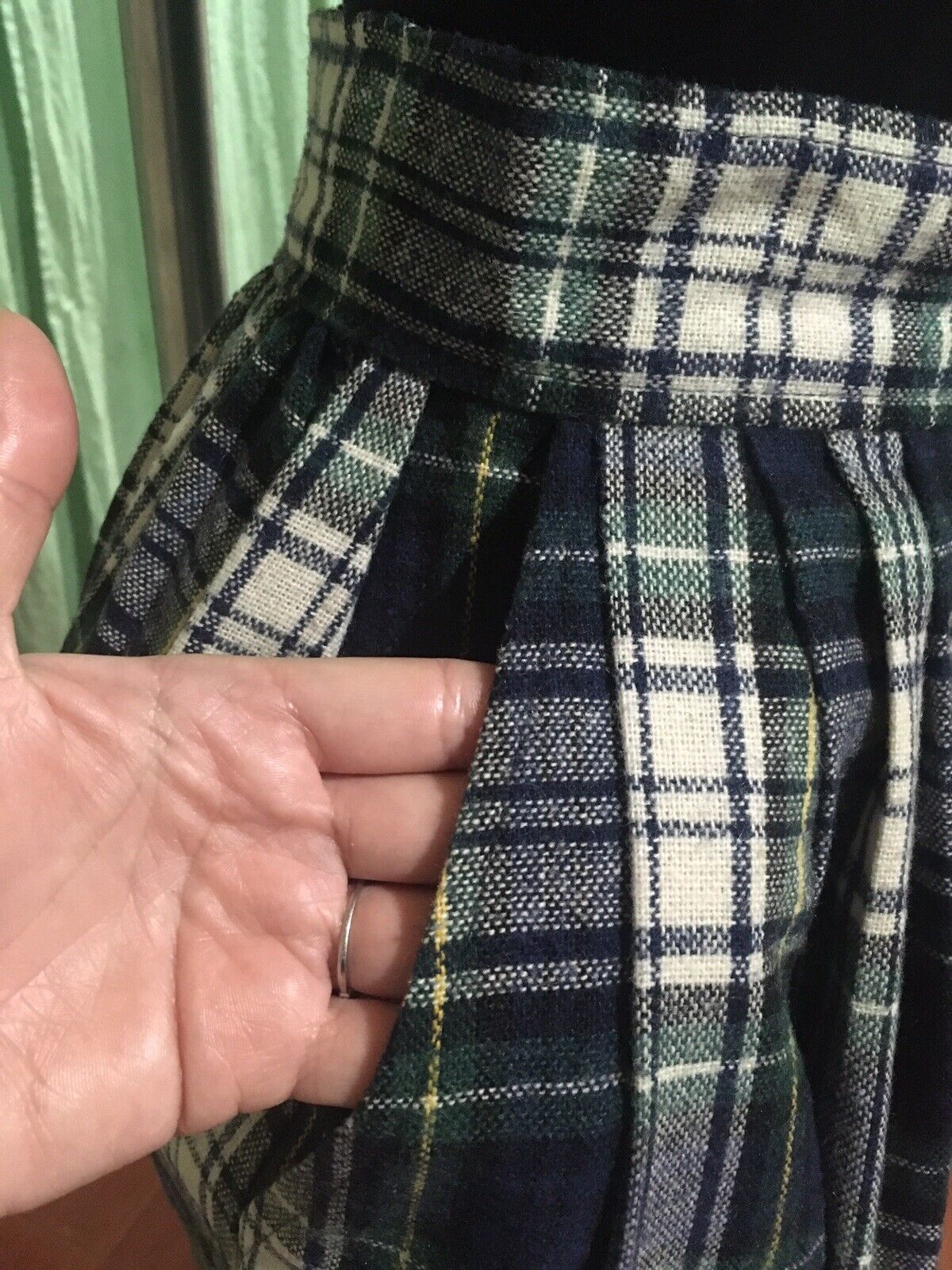 Vintage Michele plaid skirt Classic Retro Dark Academia - Fresh Stock Dated March 2026