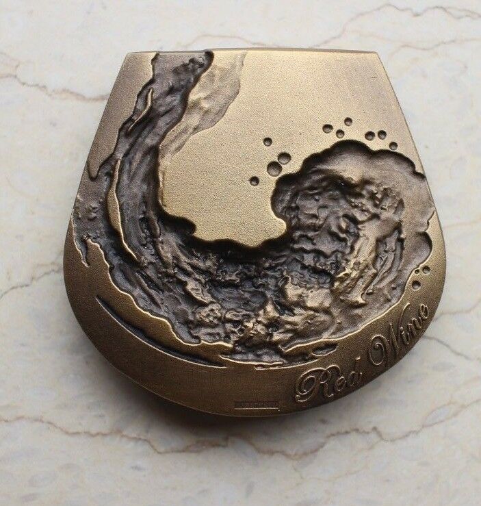 A Pair of 2015 China Medals (Brass and Copper) -  Red Wine - Fresh Stock Dated February 2026