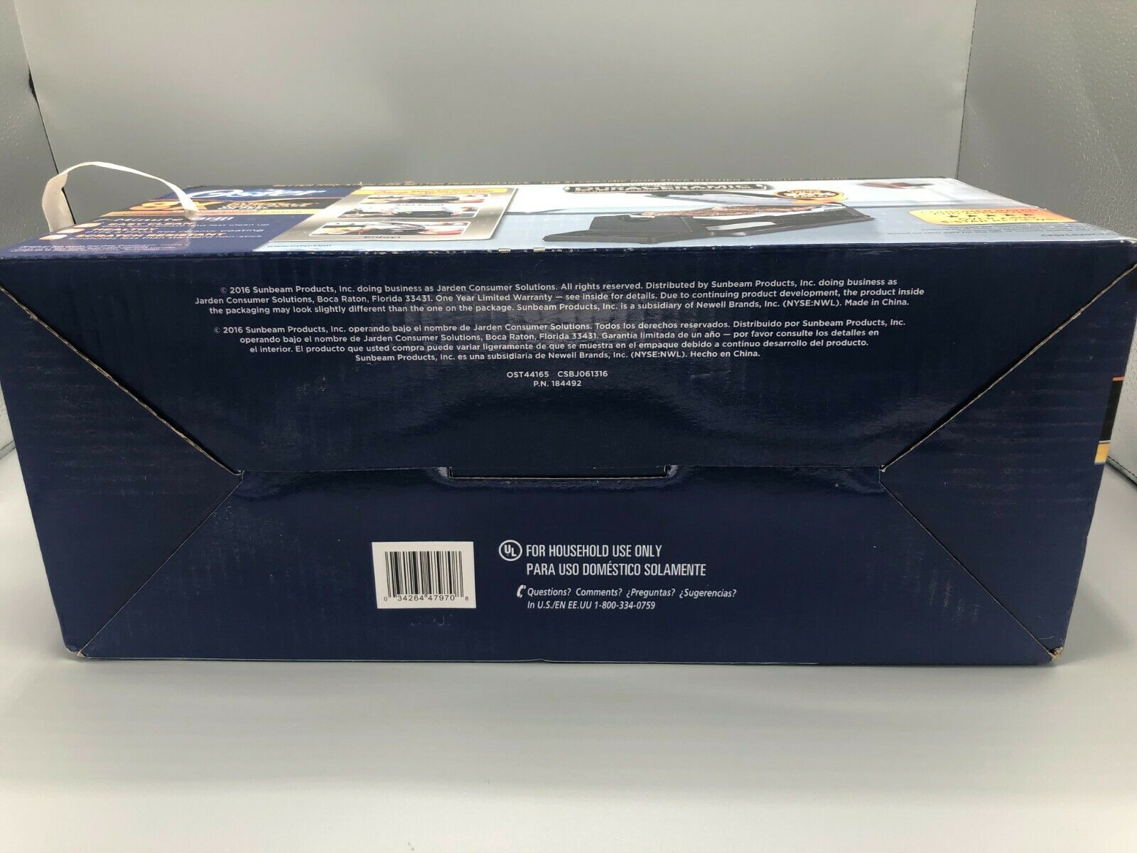 New Oster 7 Minute Vertical Flip DuraCeramic Indoor Grill - Black Open Box - Fresh Stock Dated February 2026