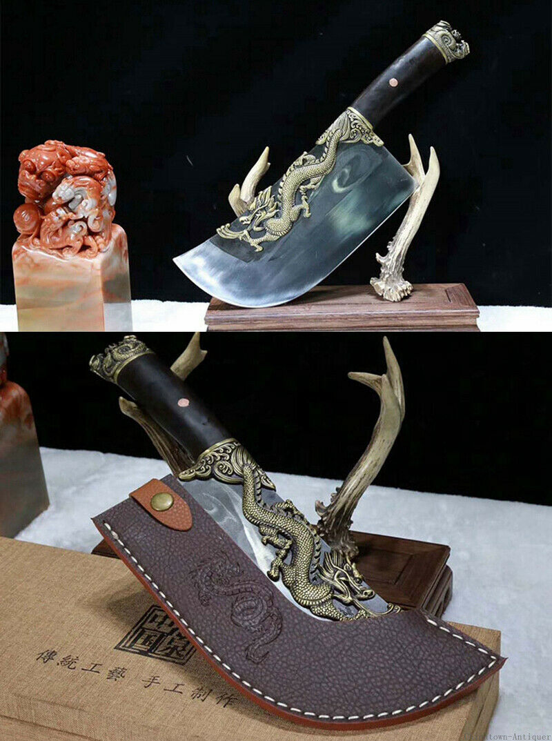 Zhenguanxi Rising Dragon Chef Meat Cleaver Chopping Knife Kitchen knife #5131 - Fresh Stock Dated January 2026