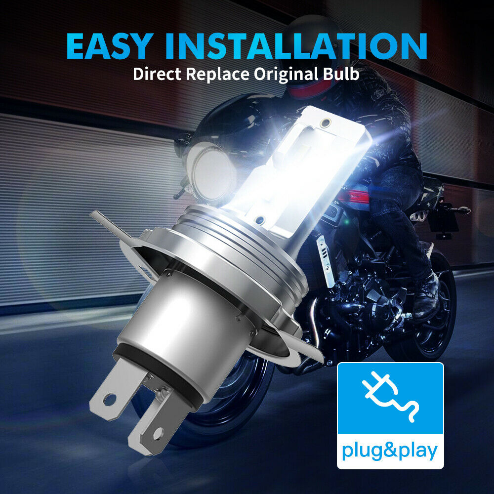 For KTM 500 XCW EXC 2014-2018 1x H4 9003 LED Headlight Replace Hi-Low Beam Bulb - Fresh Stock Dated February 2026