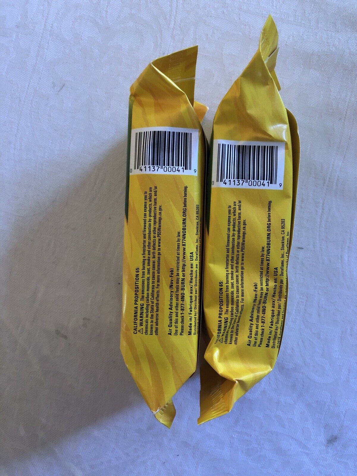 Duraflame Firestart Indoor Outdoor Fast&Easy Wood Firelighters 4.5 OZ New 2 Logs - Fresh Stock Dated December 2025