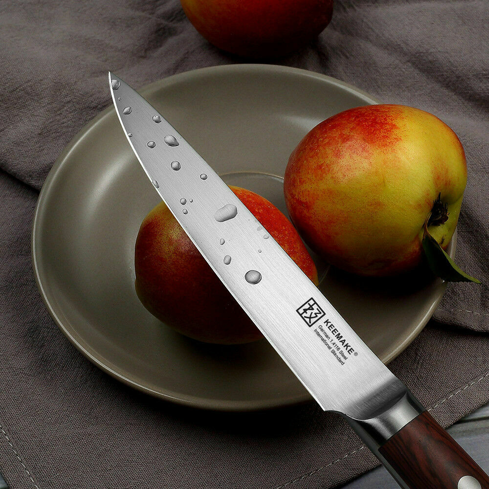 5 Inch Chef's Utility Knife German Stainles Steel Fruit Paring Peeling Knife - Fresh Stock Dated January 2026