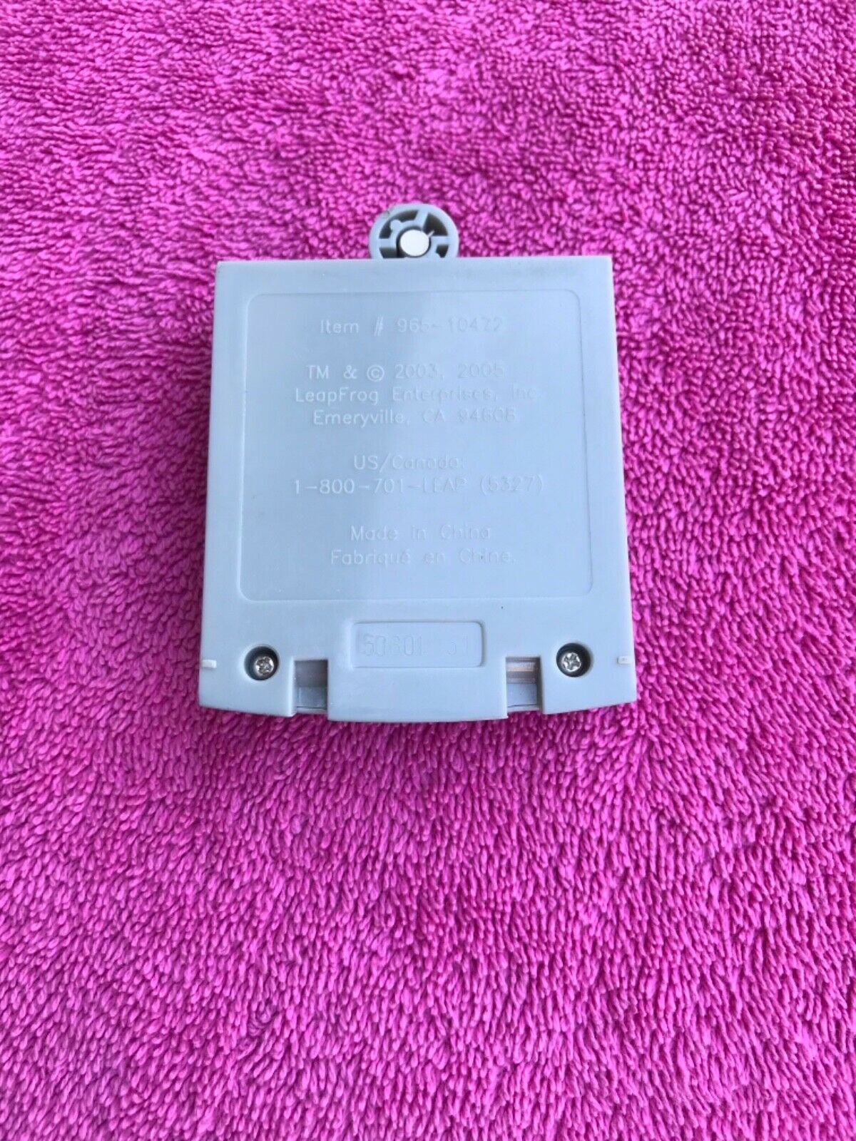 Leapfrog Leapster Rechargeable Recharging Battery Pack - Gray - Fresh Stock Dated February 2026