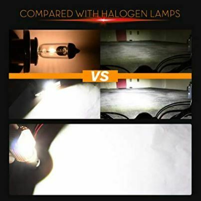 BA20D LED Headlight Cooling Fan Scooter Motorcycle Dirt Bike Moped Low/Hi bulb - Fresh Stock Dated February 2026