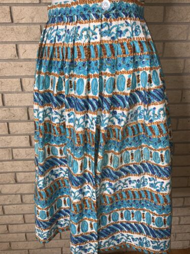 Vintage Kerry Brooke Sea Stars Multicolored Pleated Skirt Size - Fresh Stock Dated February 2026