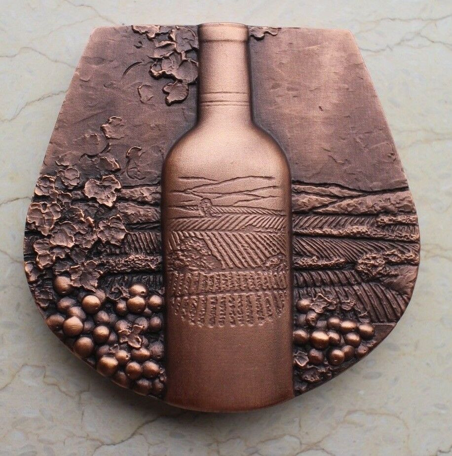 A Pair of 2015 China Medals (Brass and Copper) -  Red Wine - Fresh Stock Dated February 2026