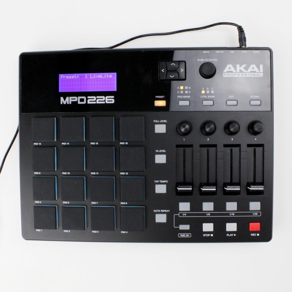 Akai MPD226 16-Pad USB Pad DJ Controller - Fresh Stock Dated February 2026