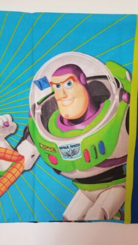 Disney Pixar Toy Story Pillowcase Vtg 90's Woody & Buzz Standard Size 20