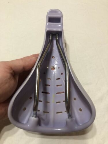 UNUSED LAVENDER BIKEWAY AERO VELO SEAT OLD SCHOOL BMX Gt Dyno Style - Fresh Stock Dated December 2025