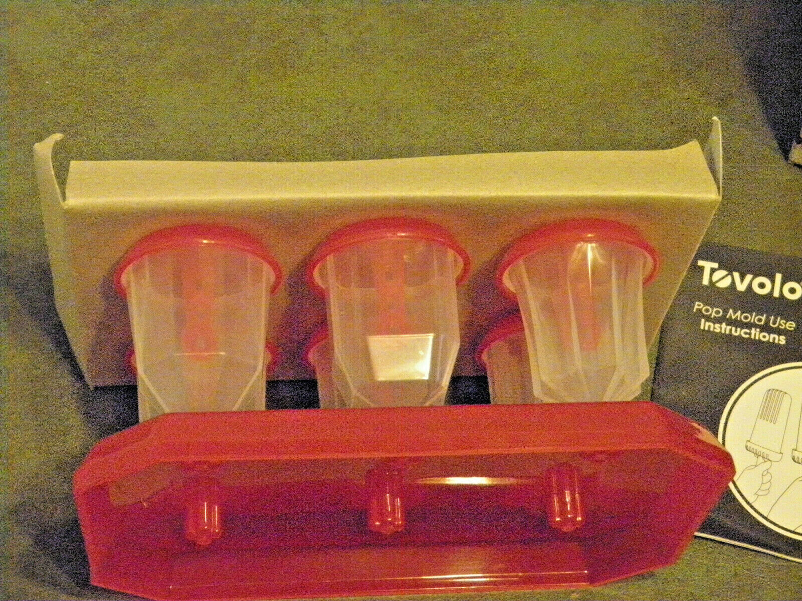 Tovolo Jewel Ring Ice Pop Molds, Drip-Guard Handle, 1.25 Oz Popsicles, Set of 6 - Fresh Stock Dated February 2026