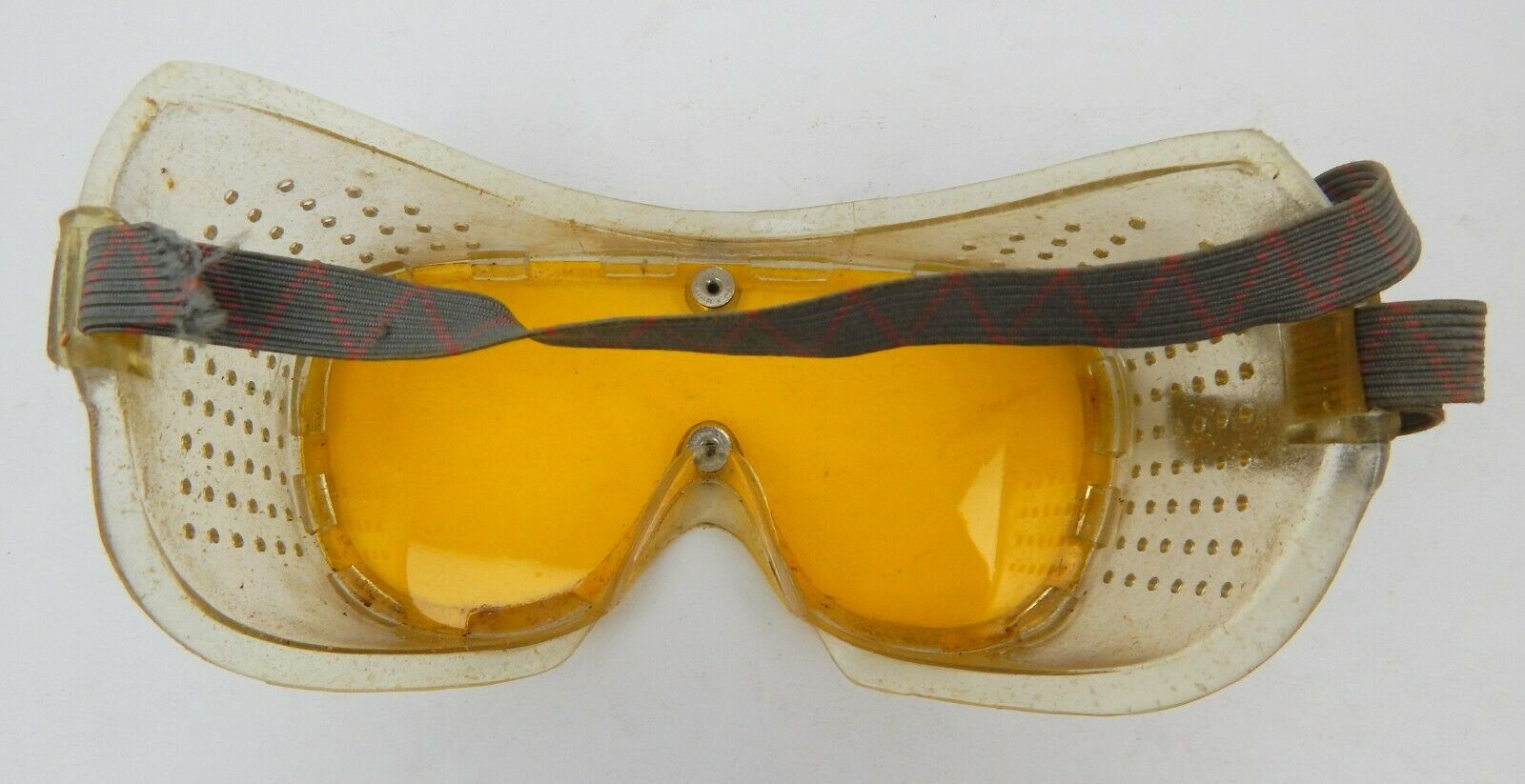 1C Pair Goggles Boxed 1950s Yellow Green Tint Steampunk Cosplay - Fresh Stock Dated February 2026