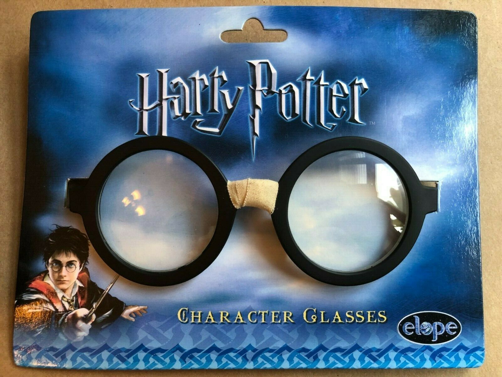 elope Harry Potter Plastic Costume Glasses Kids, Gryffindor Tie, Light Up Wand - Fresh Stock Dated February 2026