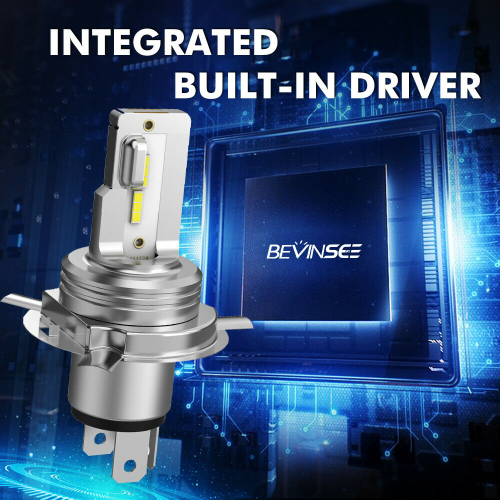 For KTM 500 XCW EXC 2014-2018 1x H4 9003 LED Headlight Replace Hi-Low Beam Bulb - Fresh Stock Dated February 2026