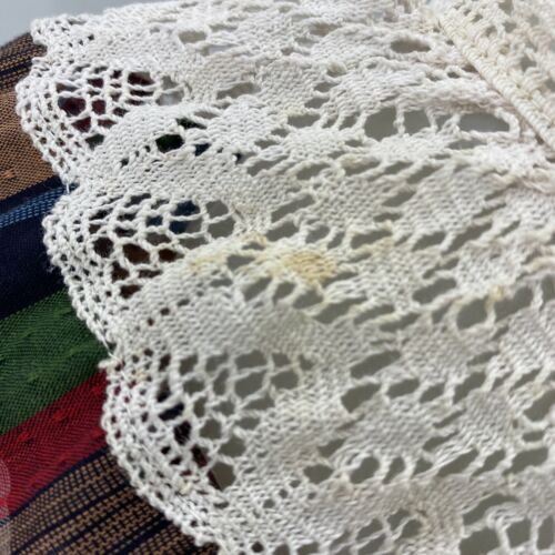 Vintage Peasant Skirt + Top Mexican Prairie Cottage Core Plaid Lace Festival - Fresh Stock Dated February 2026