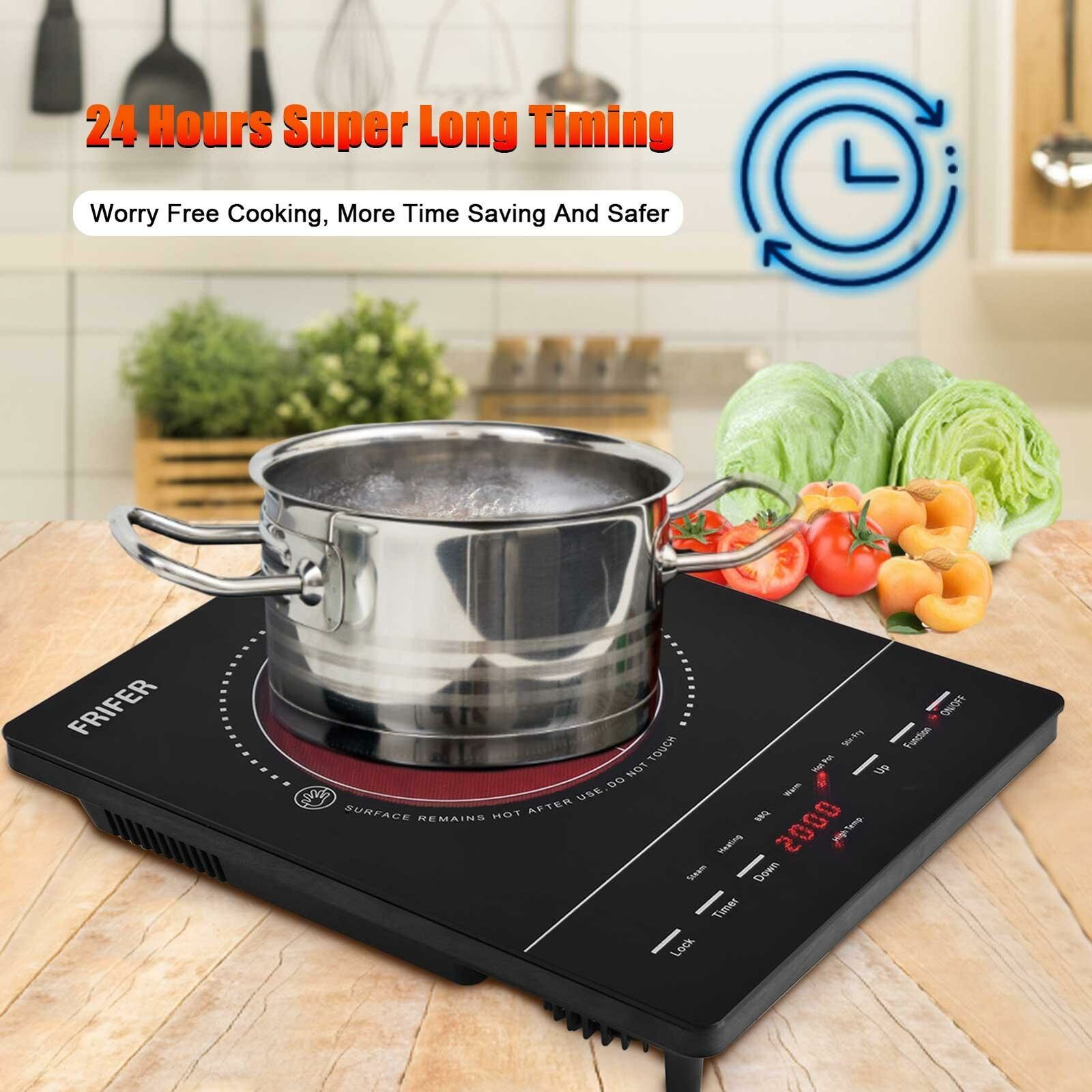 Electric Cooktop Burner Infrared Ceramic Glass Hot Plate Cooking Stove 220V - Fresh Stock Dated December 2025