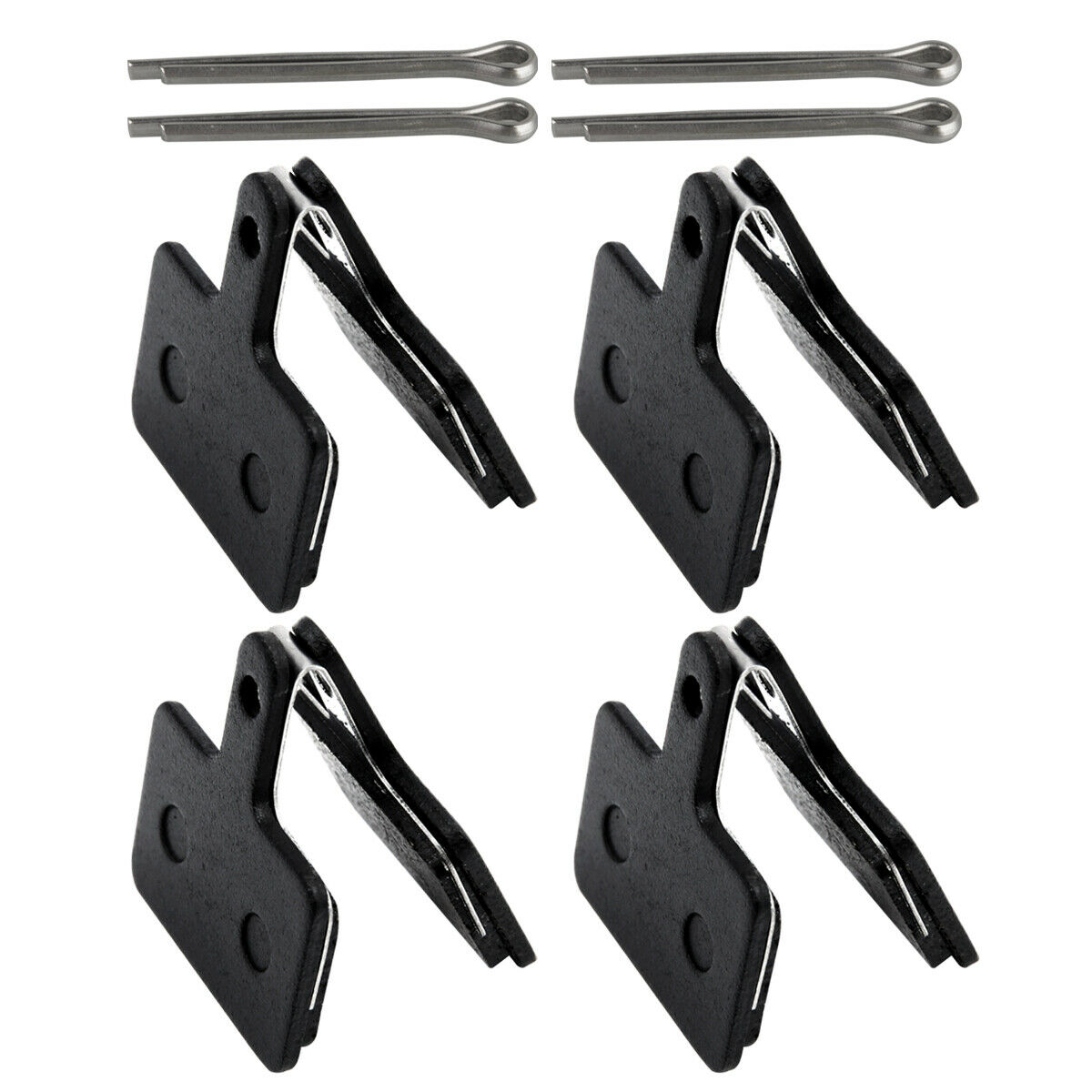 4 Pairs MTB Bicycle Resin Disc Brake Pads For Shimano Deore M315 M355 375 M416 - Fresh Stock Dated February 2026