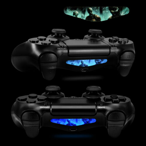 60 Pcs Light Bar Decal Stickers Reusable Decals Skin for PS4 Slim Pro Controller - Fresh Stock Dated December 2025