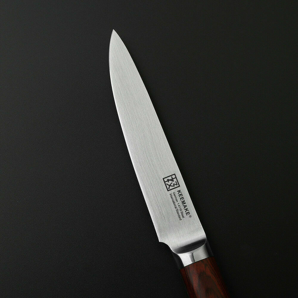 5 Inch Chef's Utility Knife German Stainles Steel Fruit Paring Peeling Knife - Fresh Stock Dated January 2026