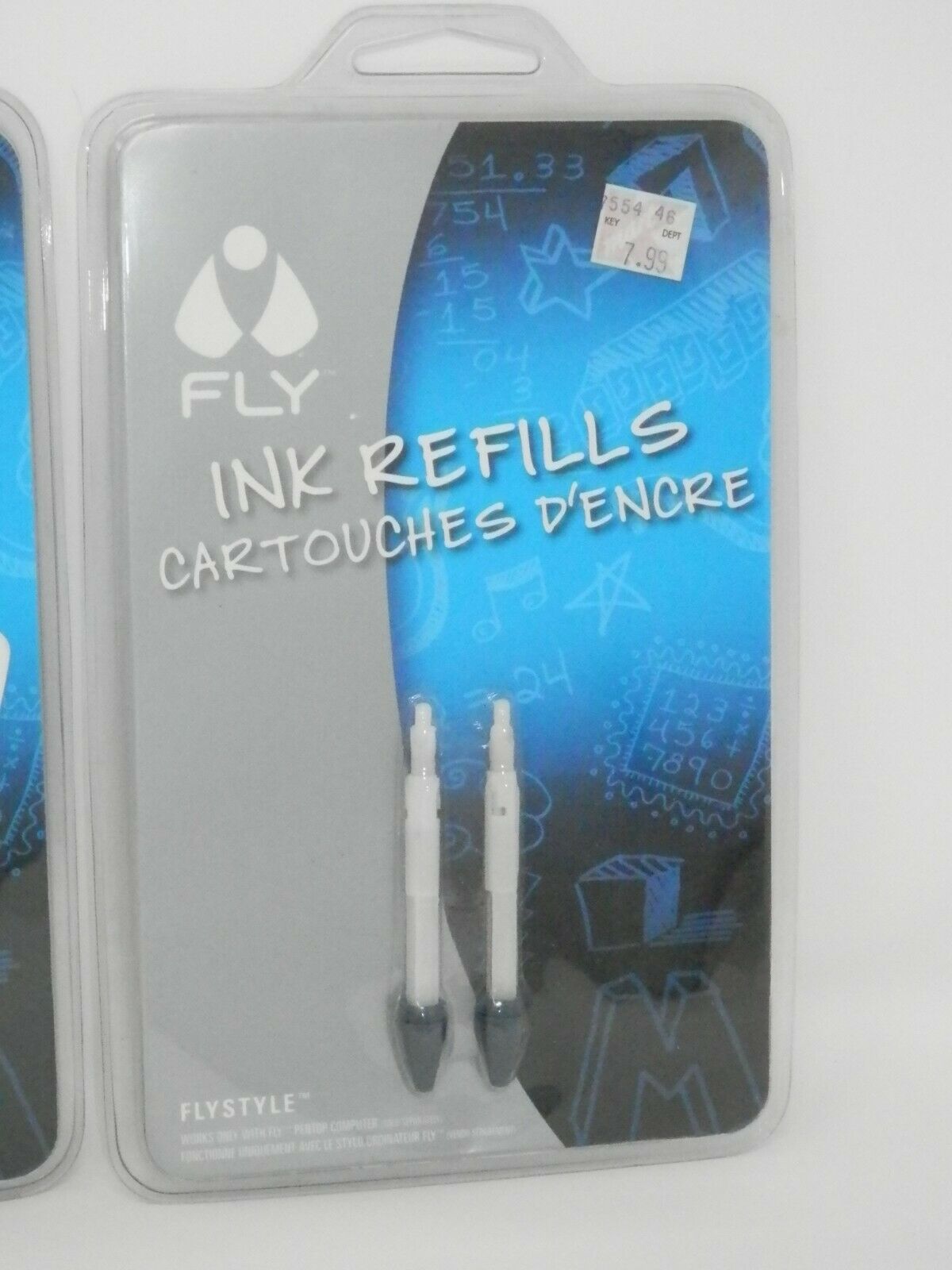 Lot FLY Ink Cartridge Refills & Green Face Plate - Flystyle LeapFrog Pentop NOS - Fresh Stock Dated February 2026